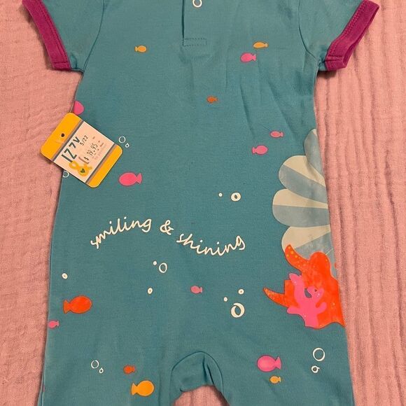 Nwt 6-12m mermaid princess romper - Picture 3 of 4